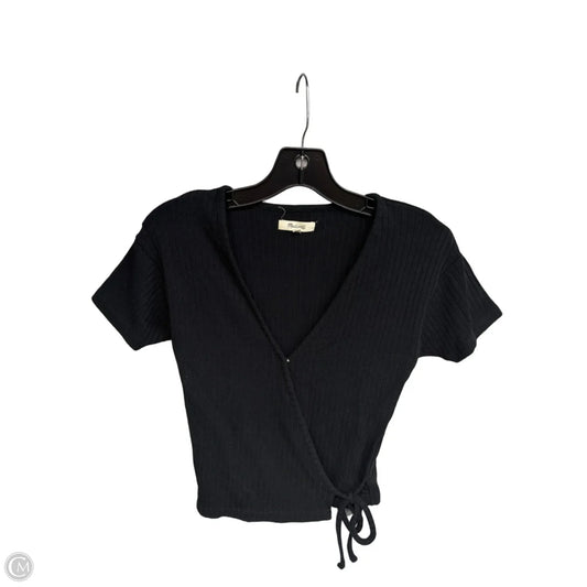Top Short Sleeve By Madewell In Black, Size: Xs