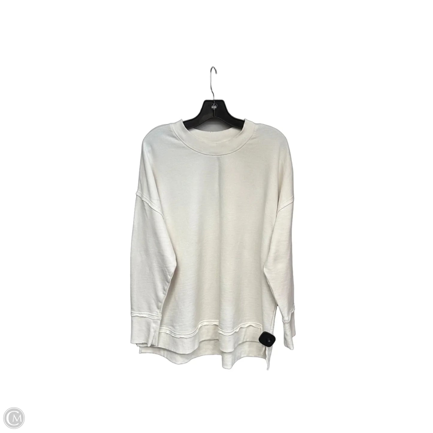 Sweatshirt Crewneck By Natural Reflections In Cream, Size: M
