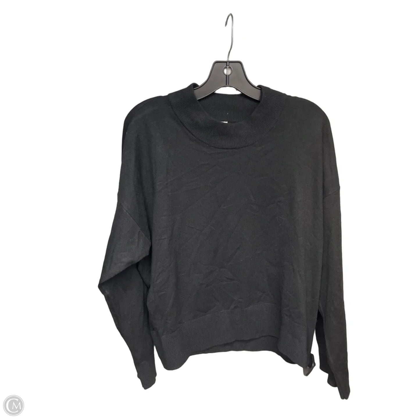 Top Long Sleeve By A New Day In Black, Size: L