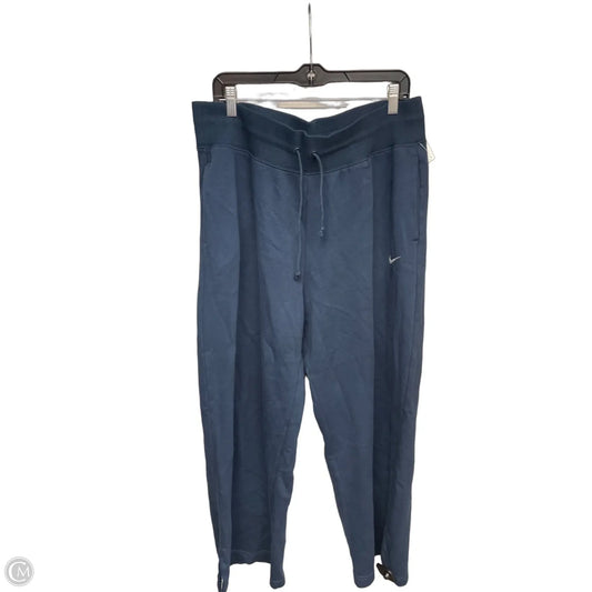 Athletic Pants By Nike Apparel In Blue, Size: Xl