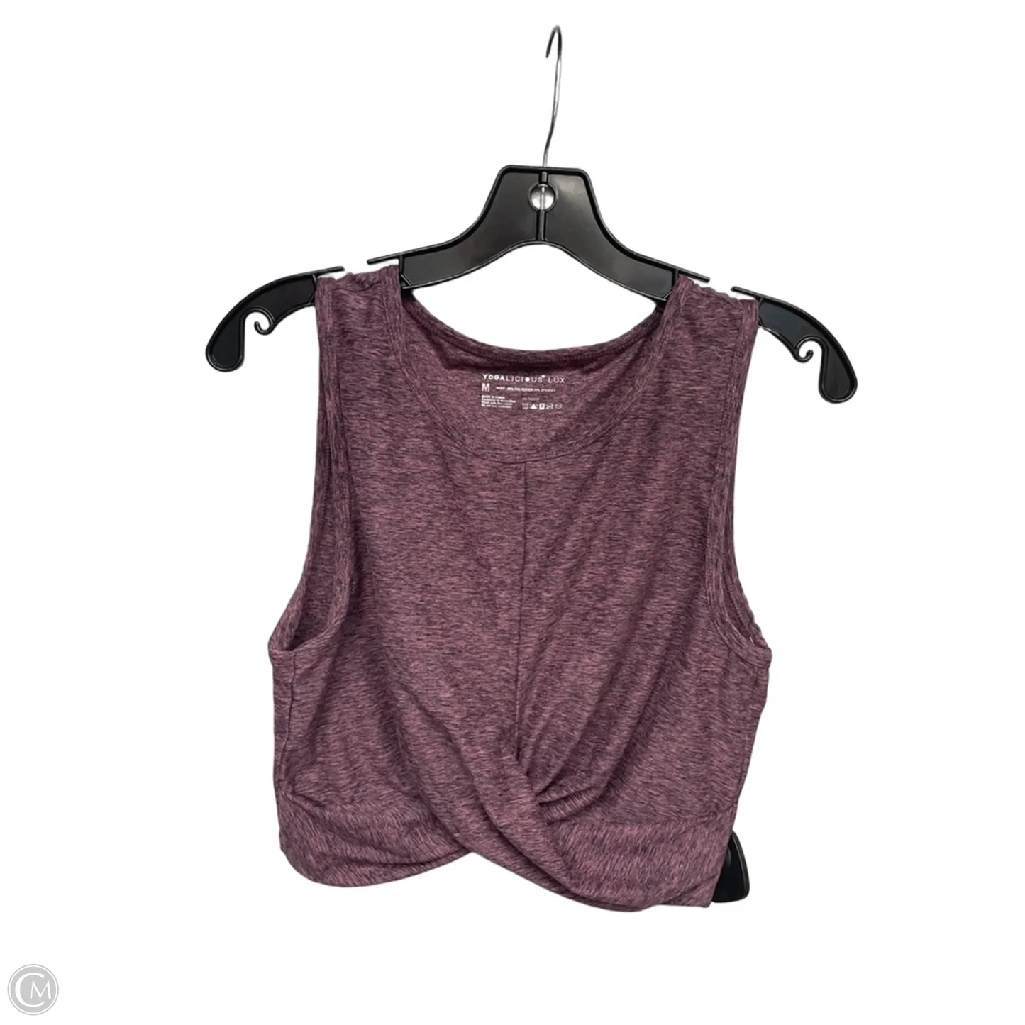 Athletic Tank Top By Yogalicious In Purple, Size: M
