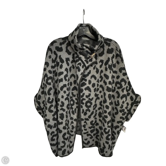 Cardigan By Clothes Mentor In Animal Print, Size: Osfm