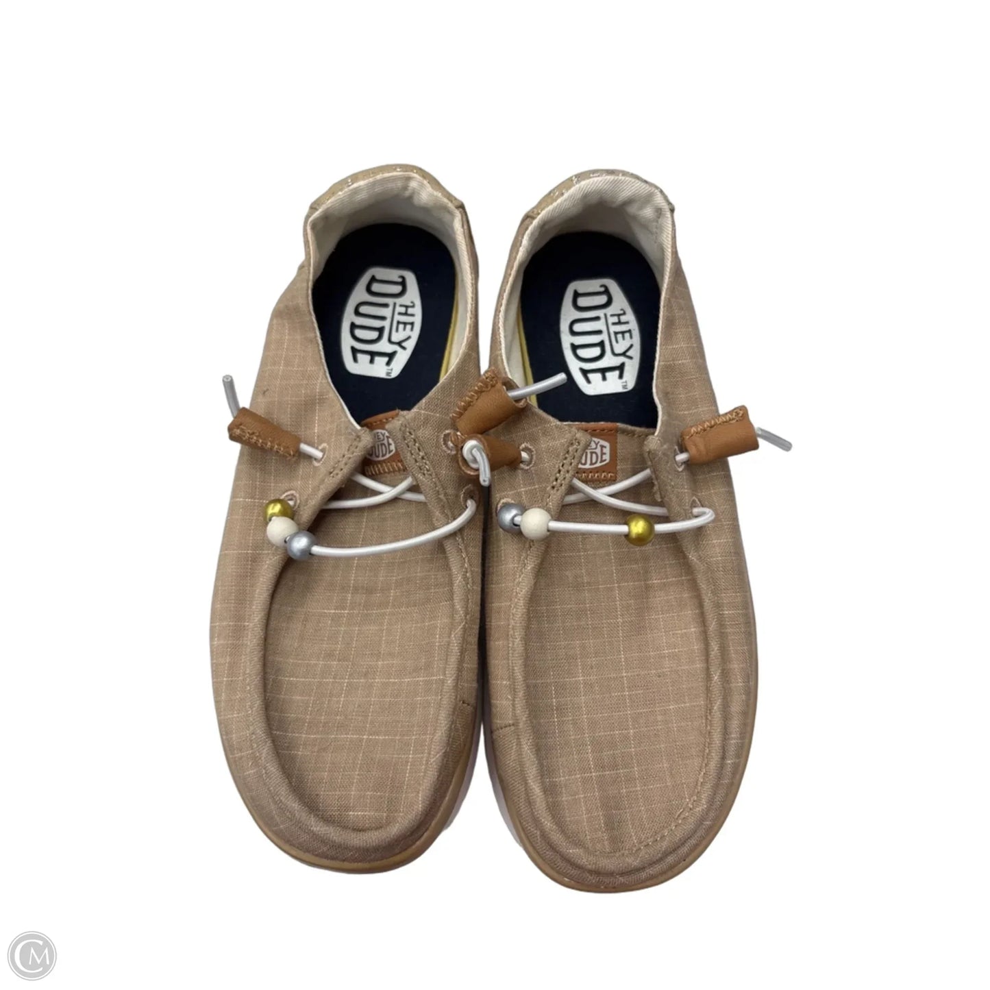 Shoes Flats By Hey Dude In Brown, Size: 7