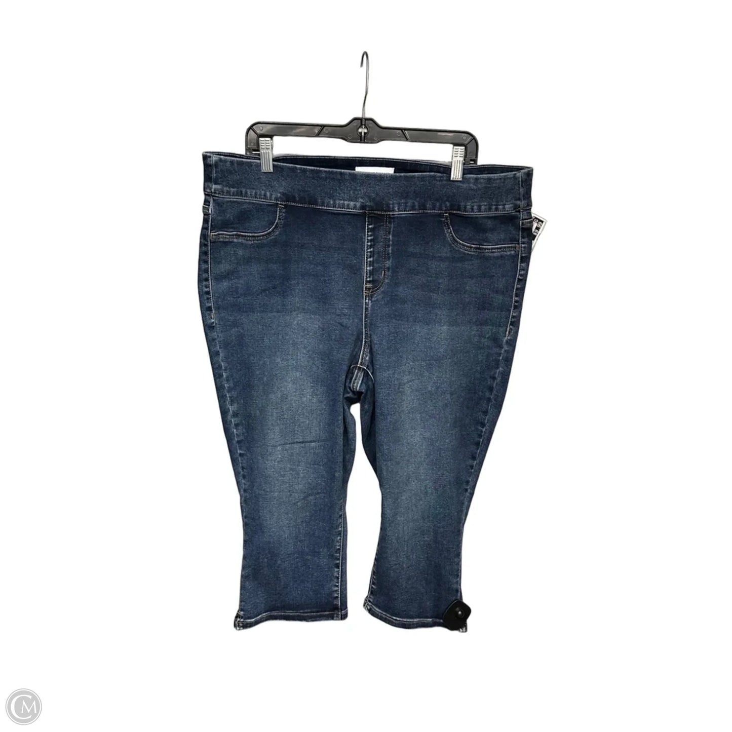 Capris By Lane Bryant In Blue Denim, Size: 18