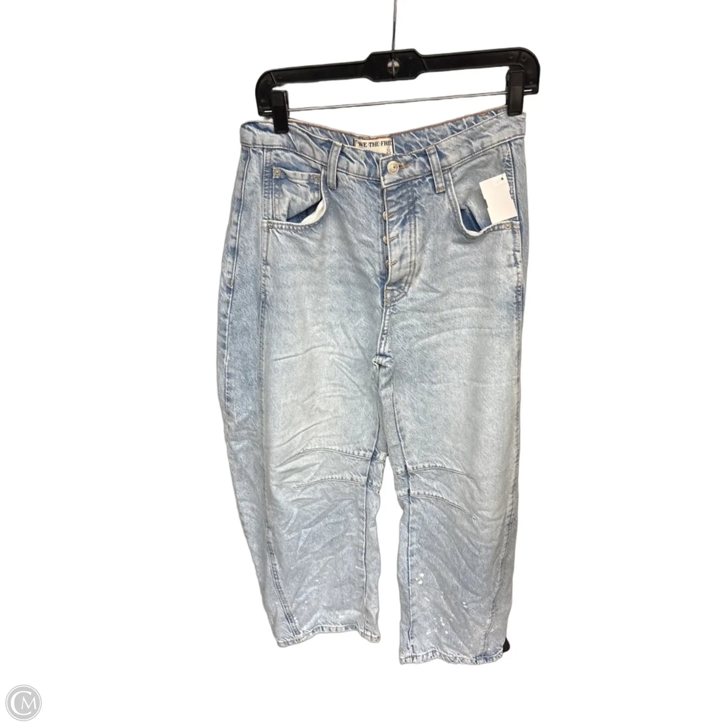 Jeans Wide Leg By We The Free In Blue Denim, Size: 0