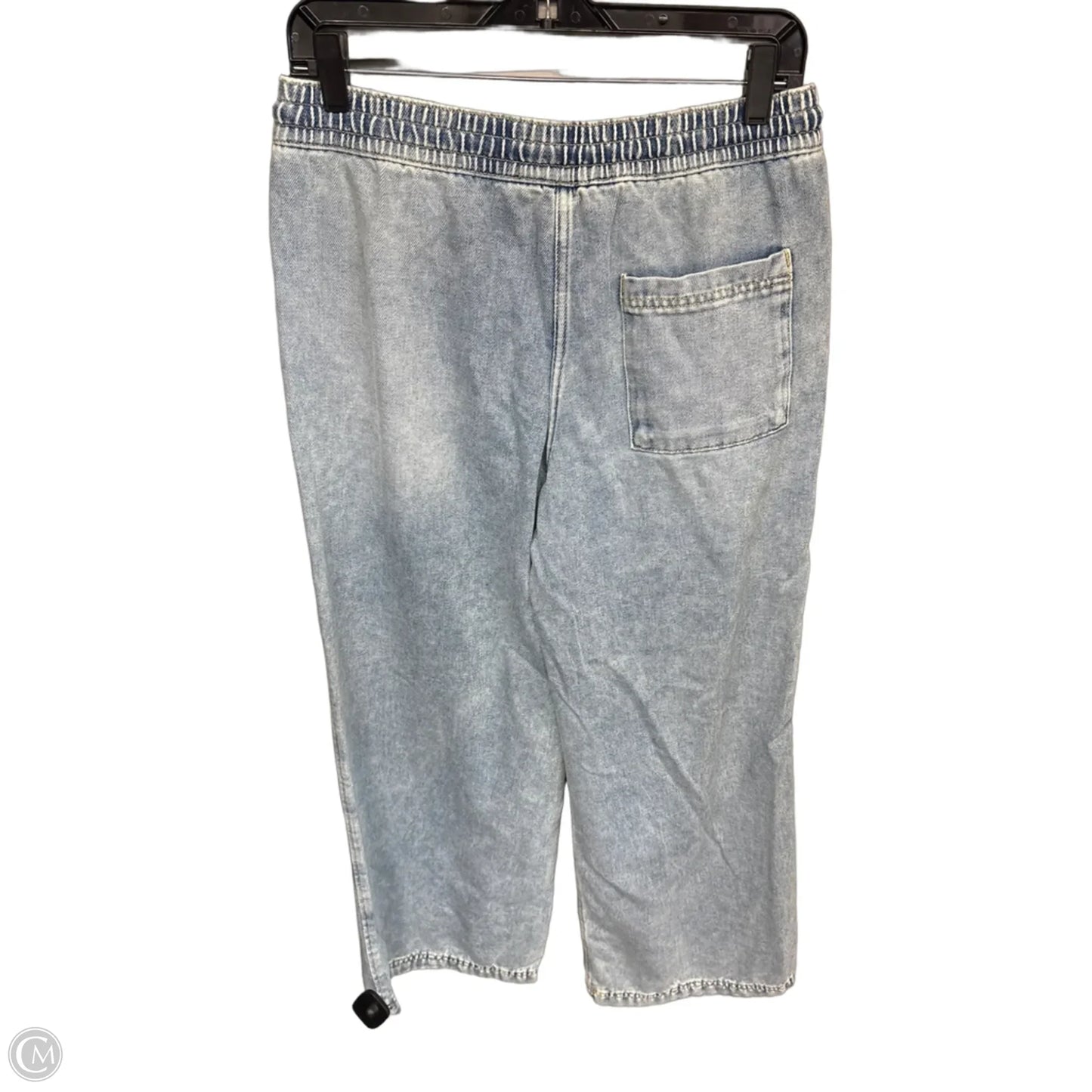 Jeans Wide Leg By Divided In Blue Denim, Size: S