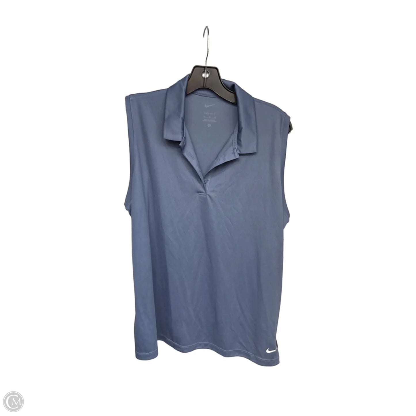 Athletic Tank Top By Nike Apparel In Blue, Size: Xl