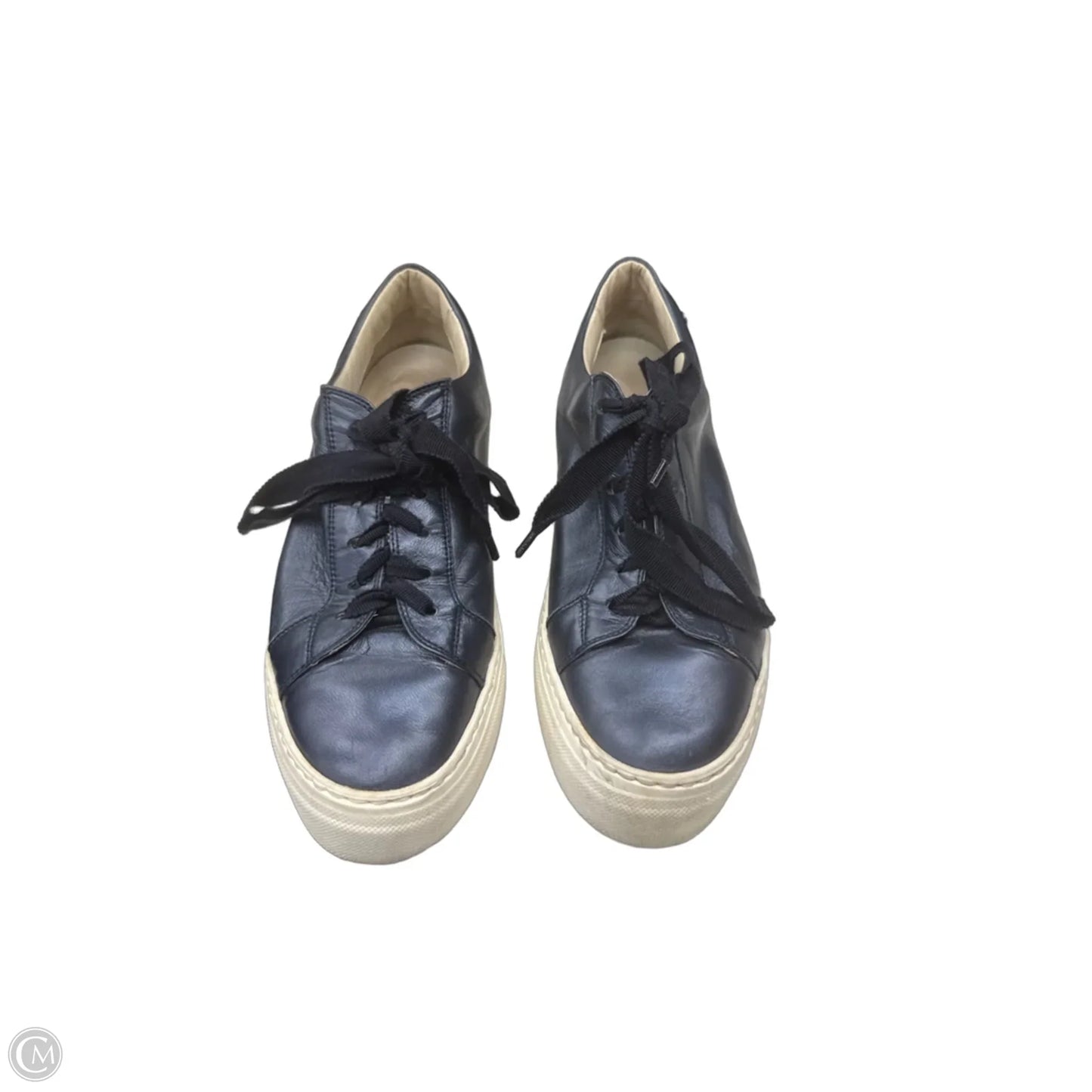 Shoes Sneakers By Agl In Blue, Size: 8.5