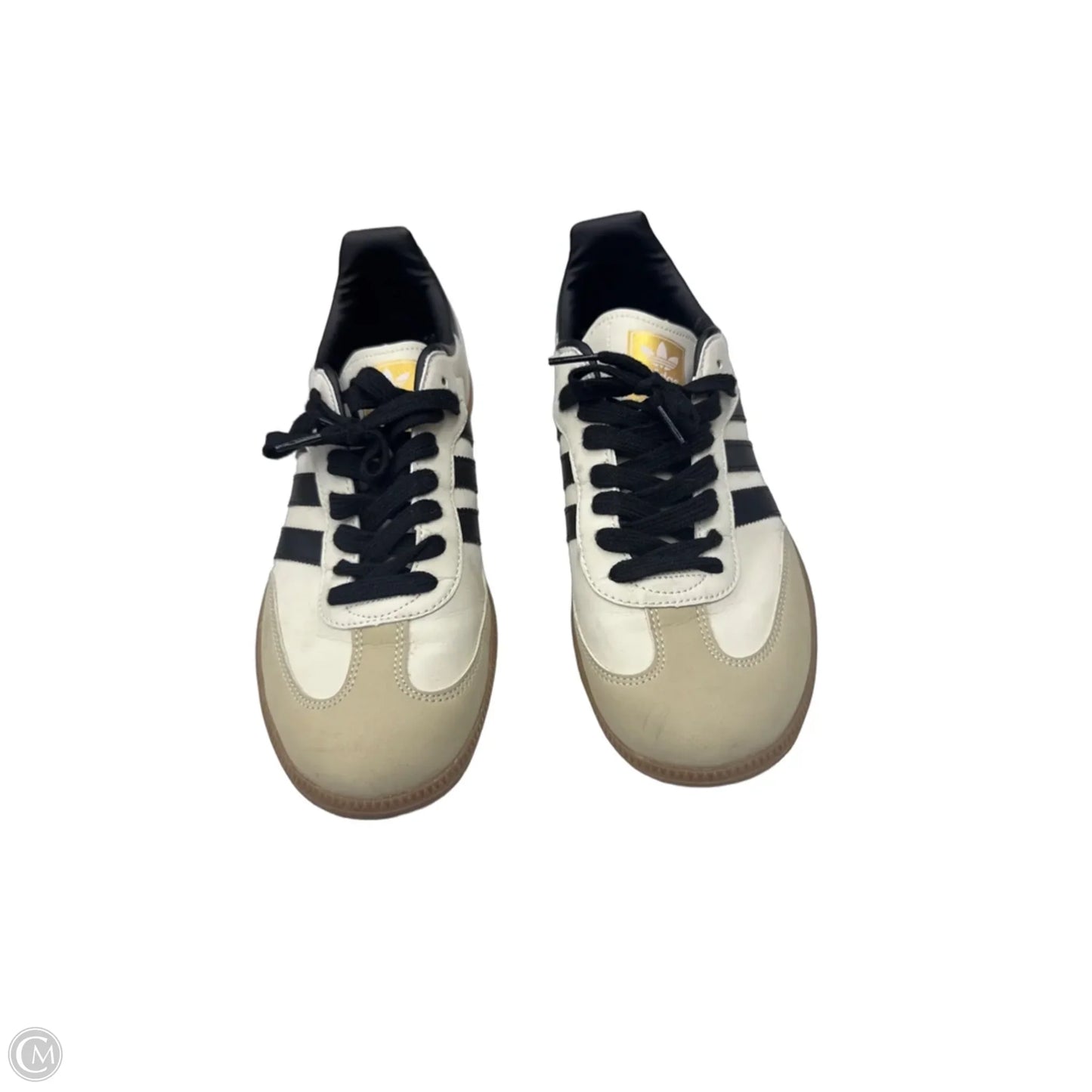 Shoes Sneakers By Adidas In Black & Cream, Size: 8.5