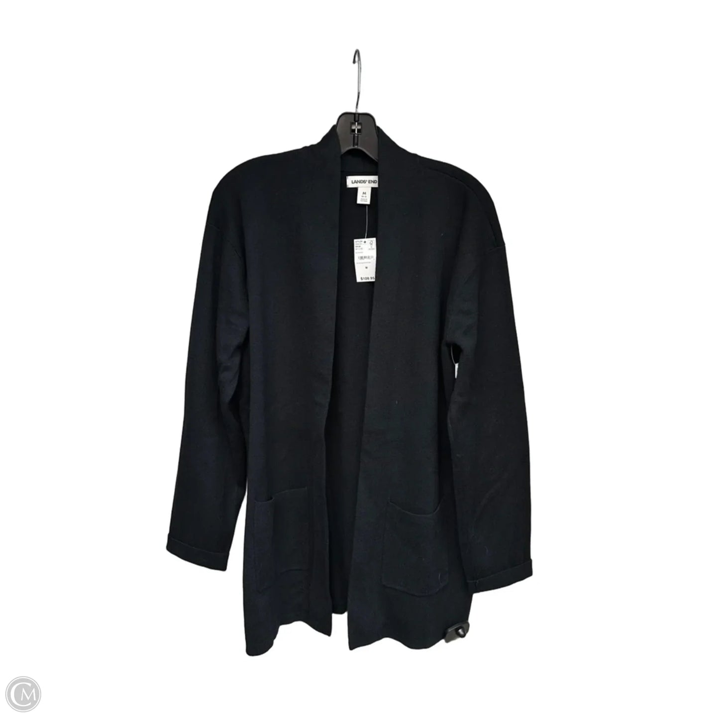 Cardigan By Lands End In Black, Size: M