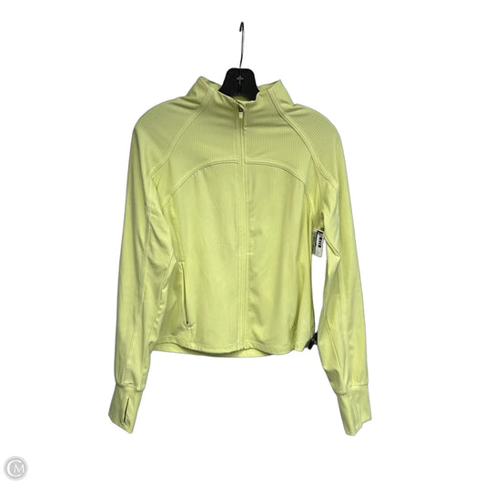 Athletic Jacket By Danskin In Yellow, Size: M
