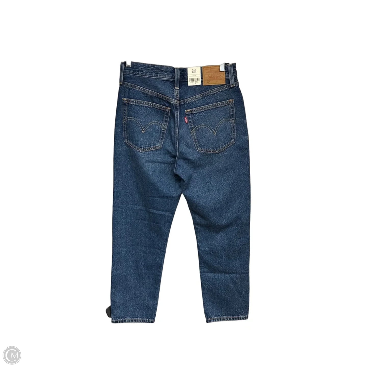Jeans Cropped By Levis In Blue Denim, Size: 2