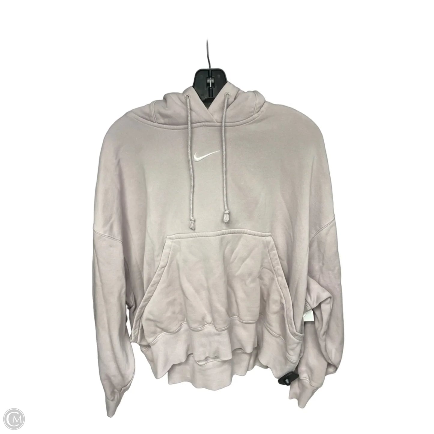 Sweatshirt Hoodie By Nike In Purple, Size: S