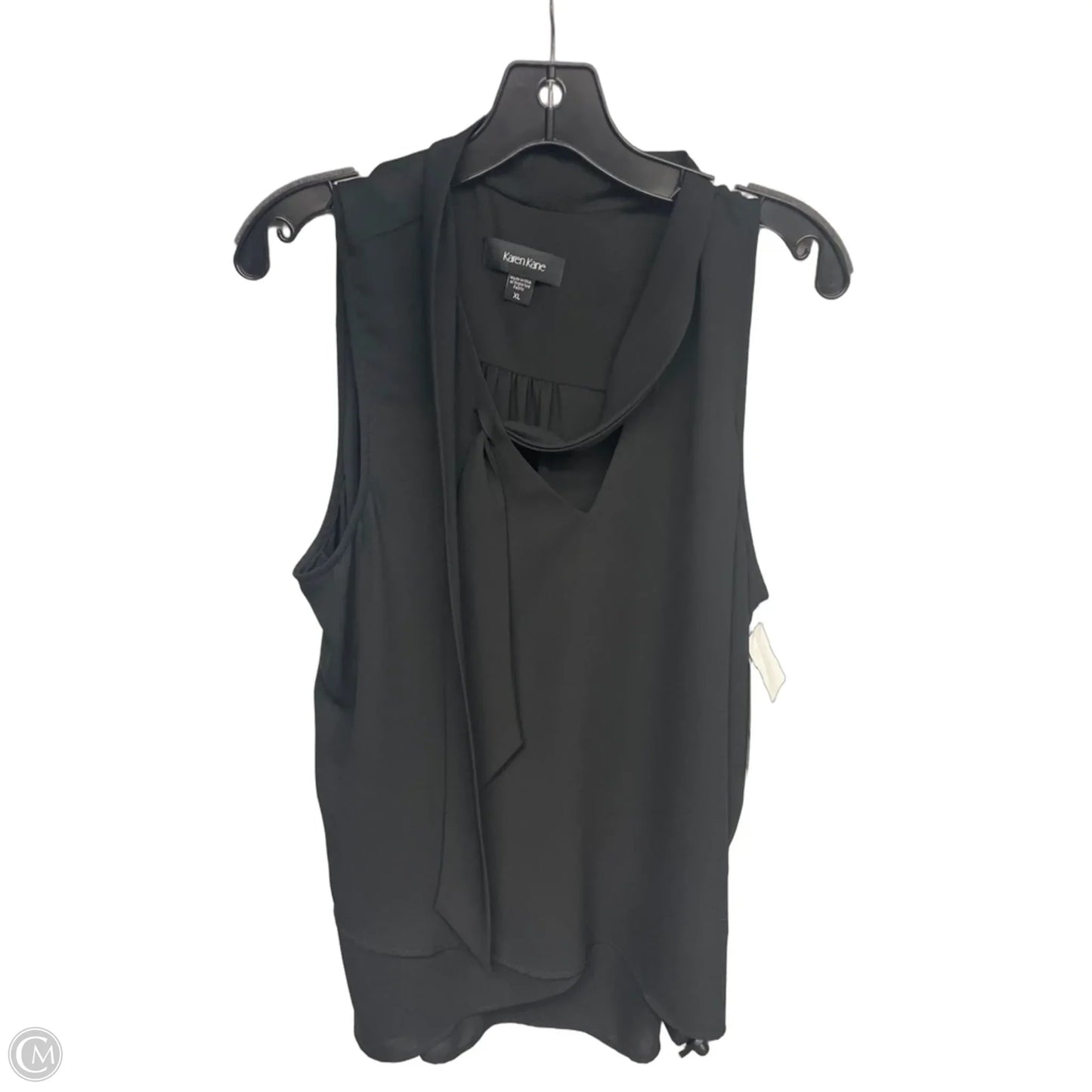 Top Sleeveless By Karen Kane In Black, Size: Xl
