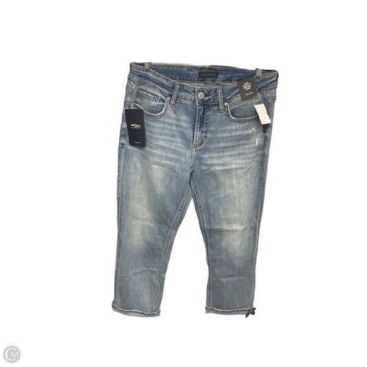 Capris By Silver In Blue Denim, Size: 10