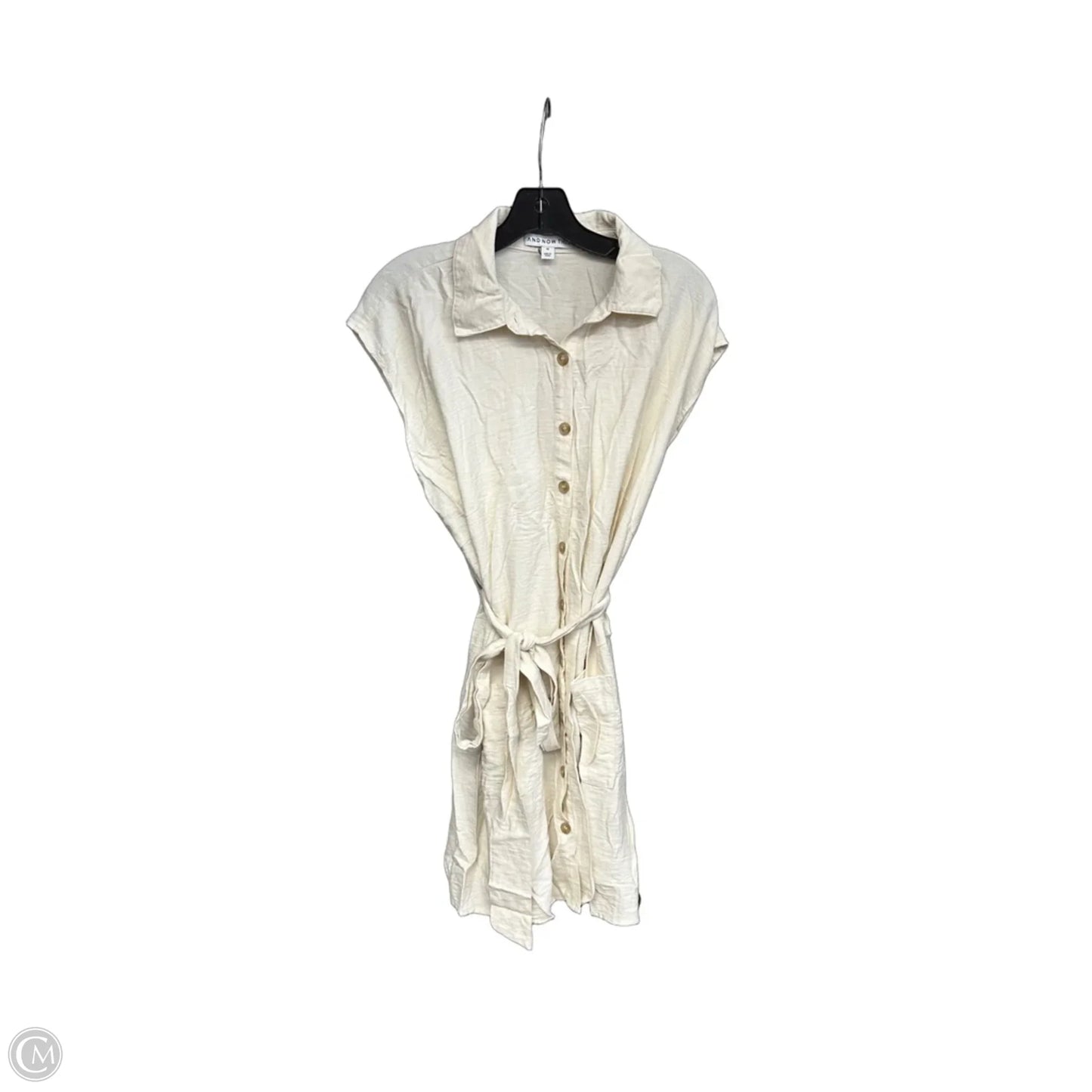 Dress Casual Short By And Now This In Cream, Size: 1x
