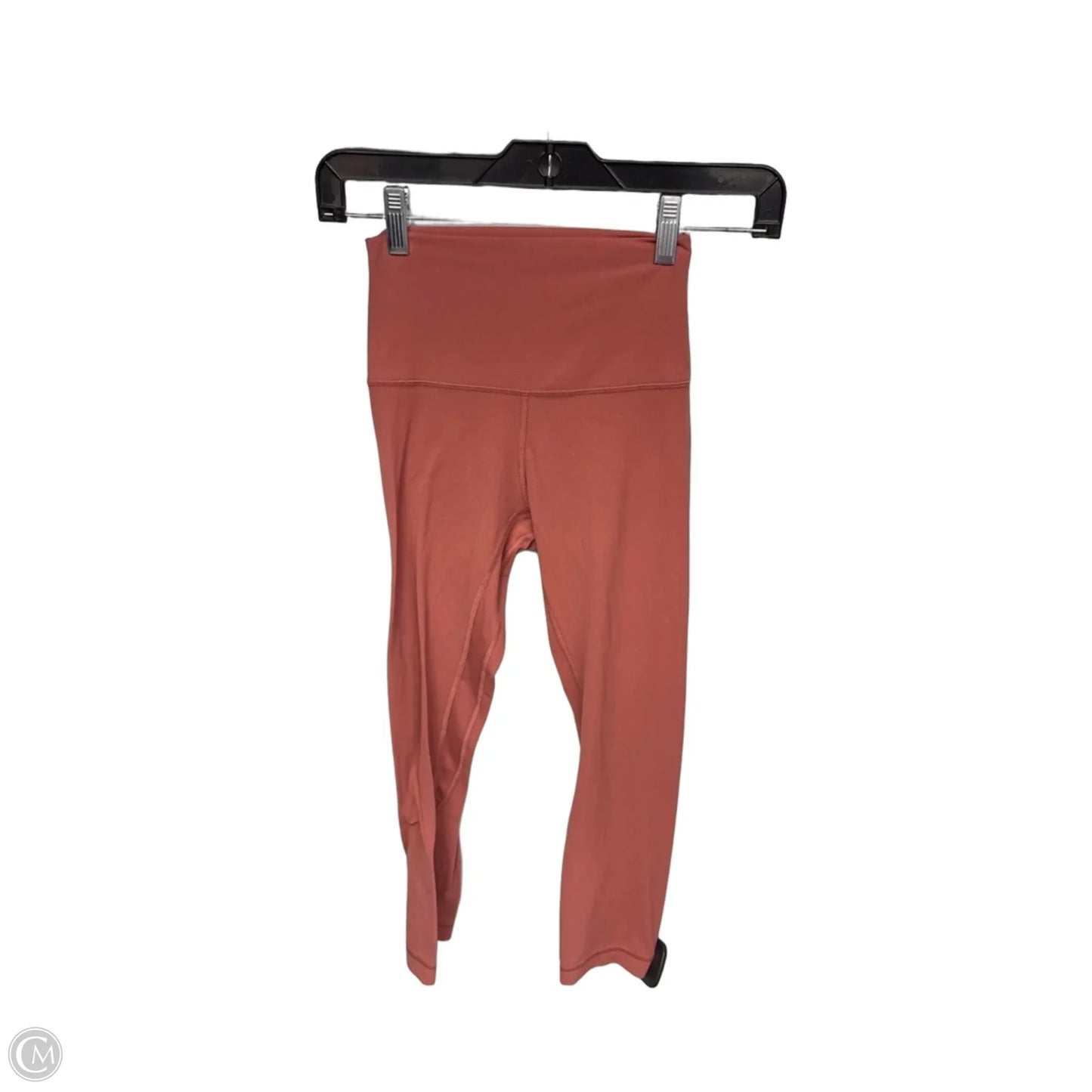 Athletic Capris By Lululemon In Coral, Size: 2