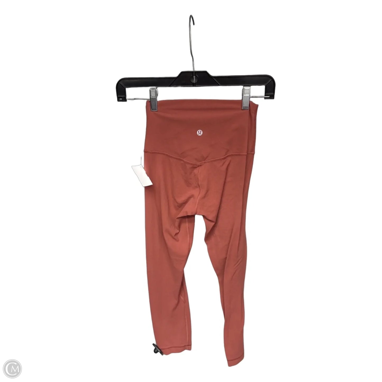 Athletic Capris By Lululemon In Coral, Size: 2