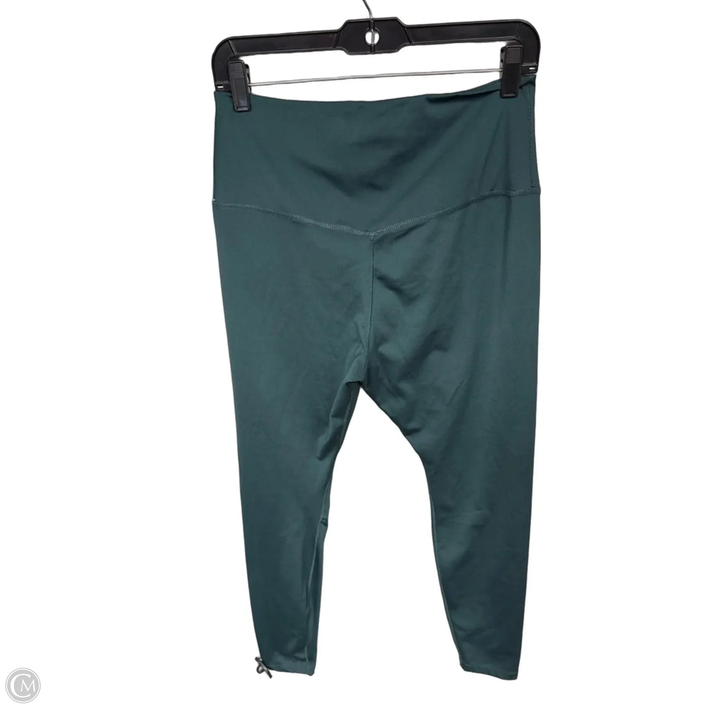 Athletic Leggings By Nike Apparel In Teal, Size: L