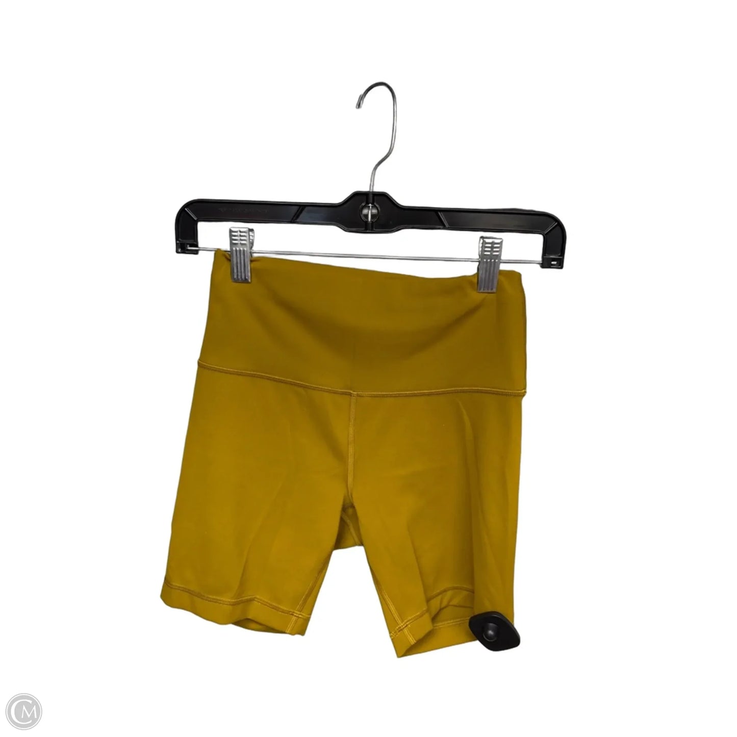 Athletic Shorts By Lululemon In Yellow, Size: 6