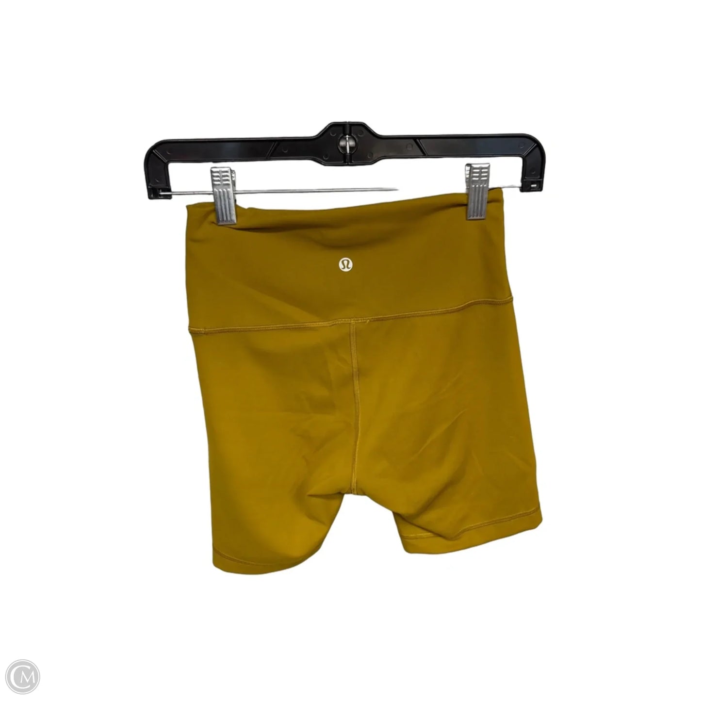 Athletic Shorts By Lululemon In Yellow, Size: 6