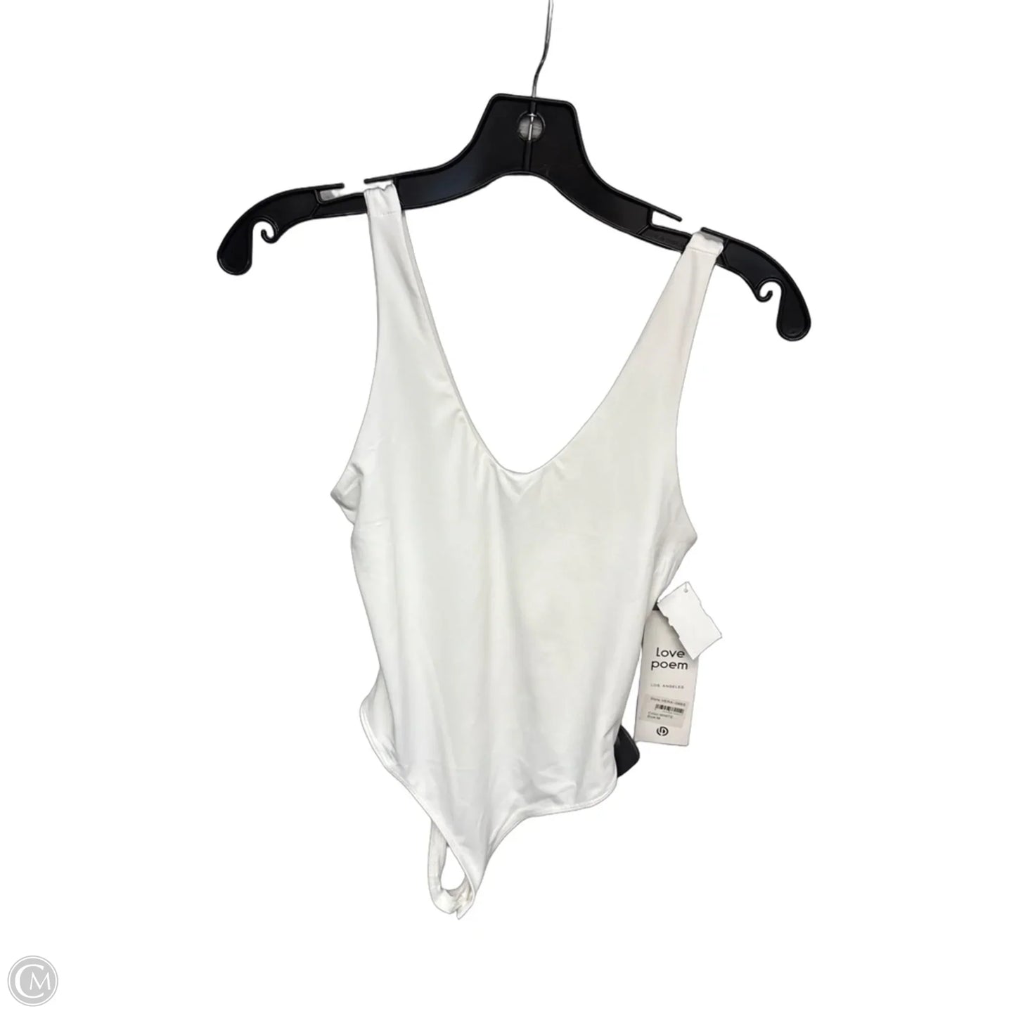 Bodysuit By Clothes Mentor In White, Size: M