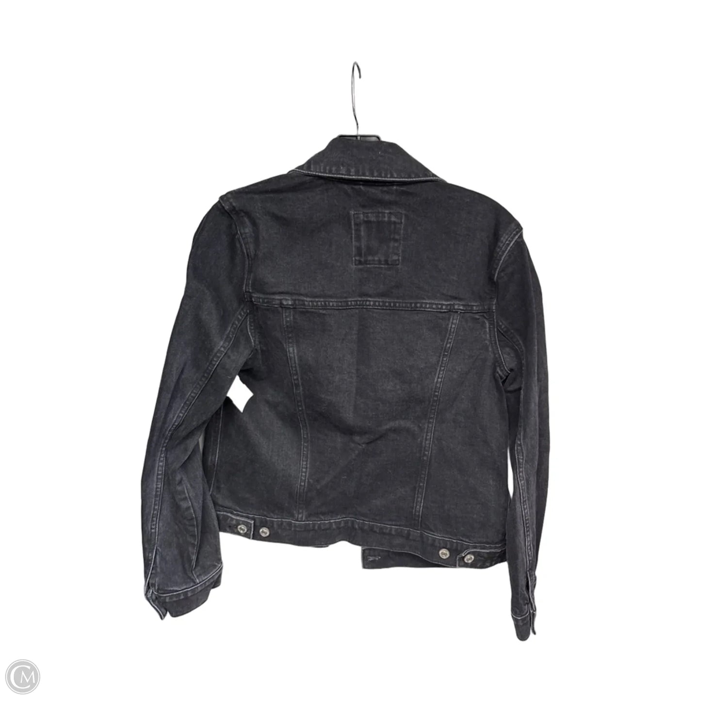 Jacket Denim By Abercrombie And Fitch In Black, Size: M