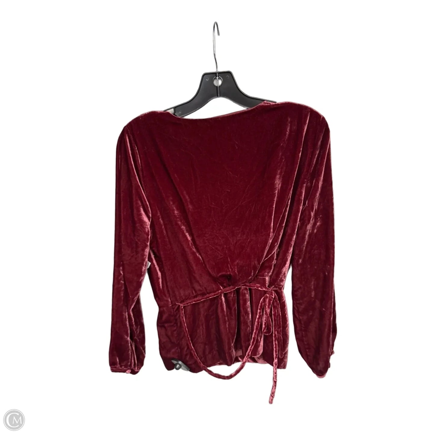 Top Long Sleeve By J. Crew In Red, Size: 6
