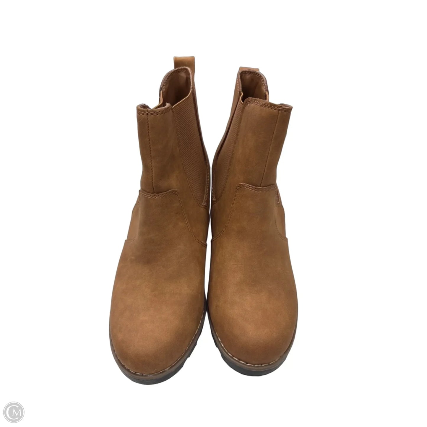 Boots Ankle Heels By Universal Thread In Brown, Size: 6