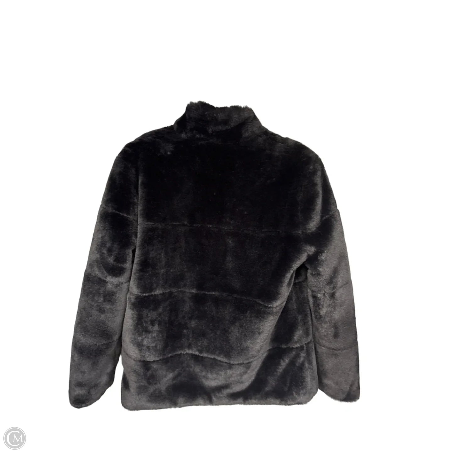 Jacket Faux Fur & Sherpa By Simply Vera In Black, Size: Xs
