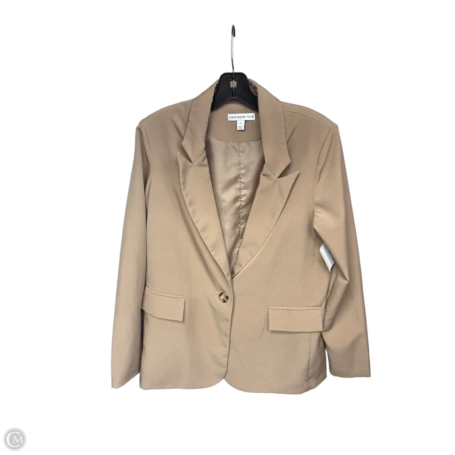 Blazer By And Now This In Tan, Size: Xs