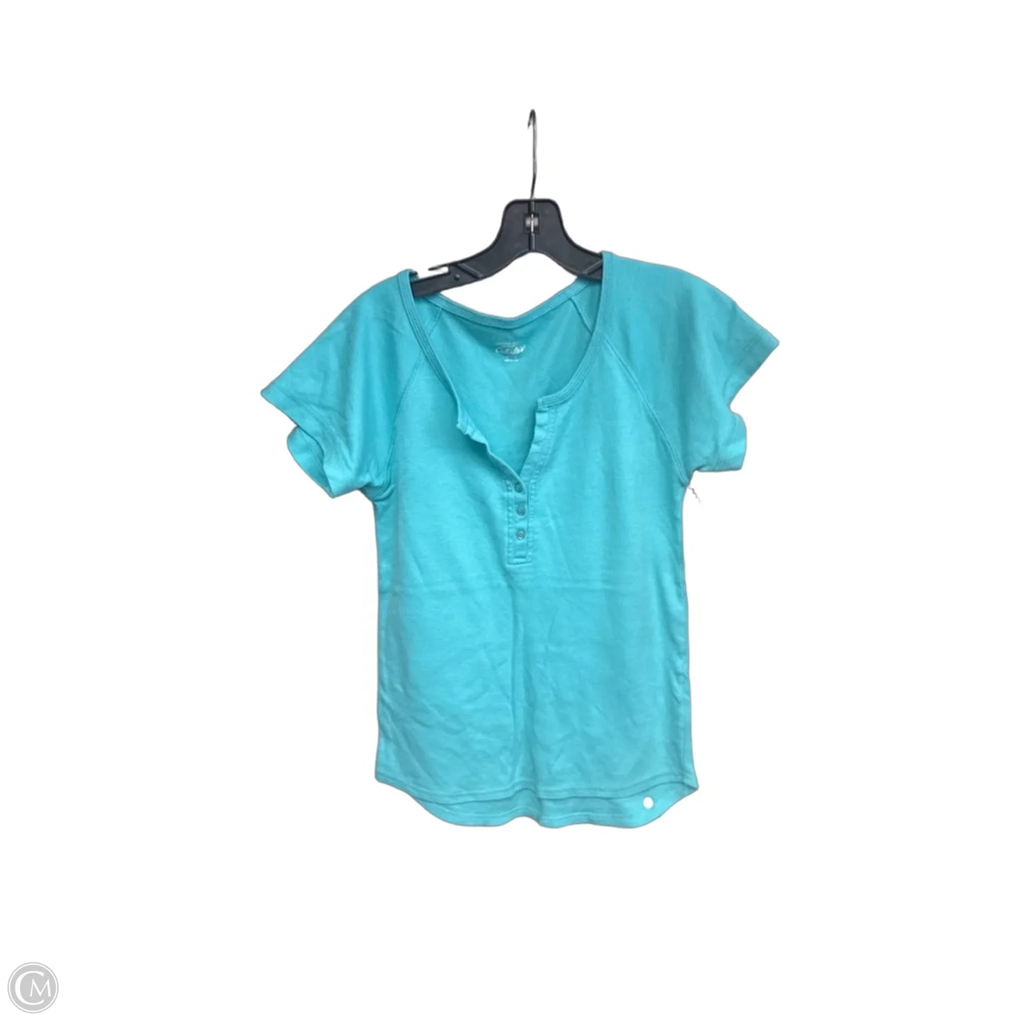 Top Short Sleeve Basic By Cabelas In Blue, Size: M