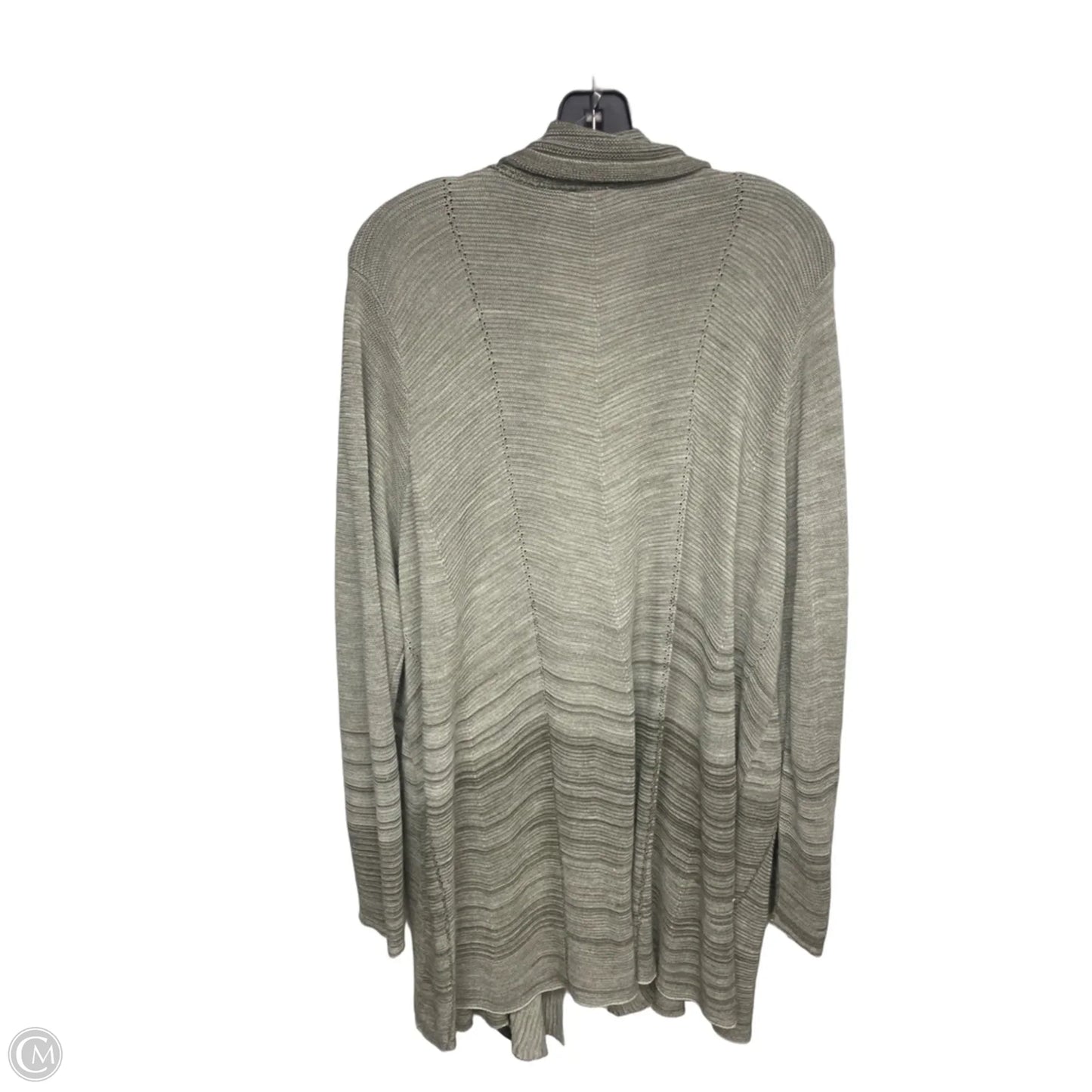 Cardigan By Avenue In Green, Size: 2x