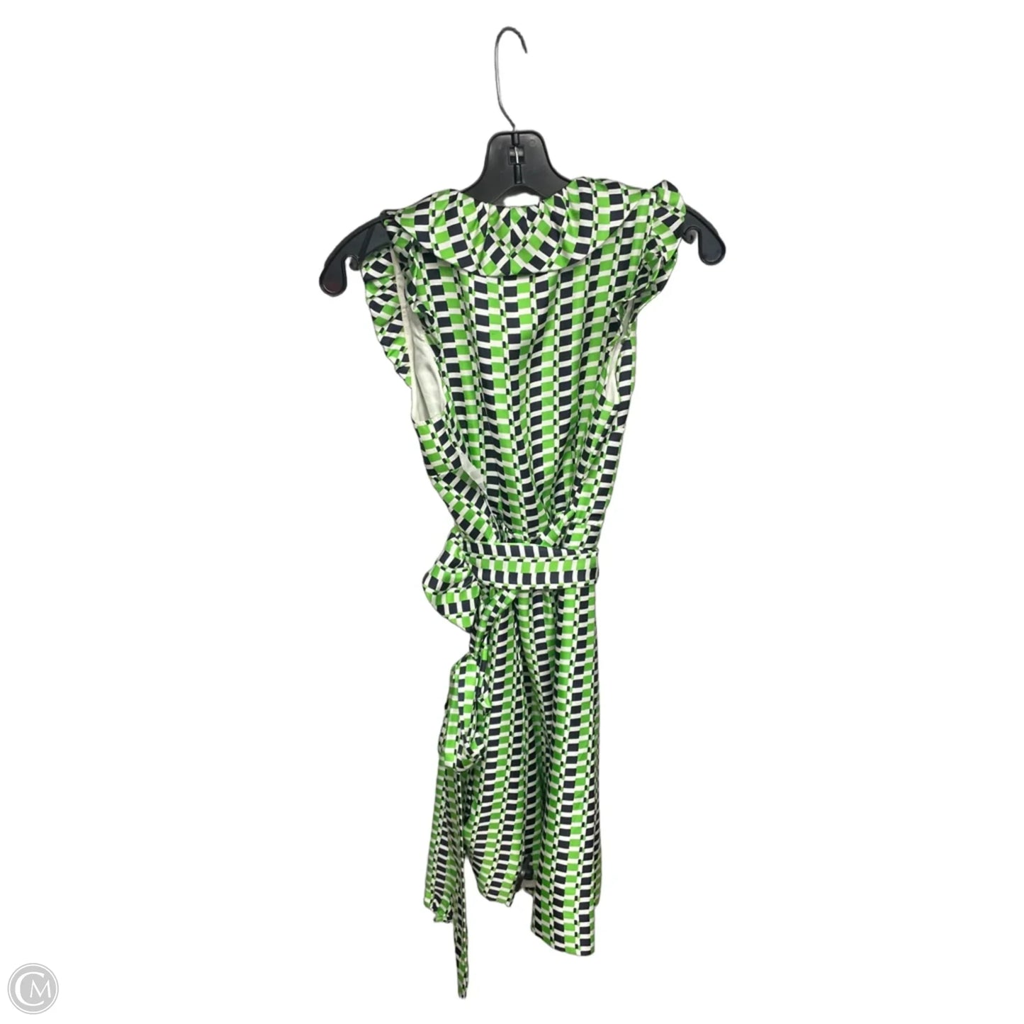 Dress Designer By Kate Spade In Green & White, Size: 4