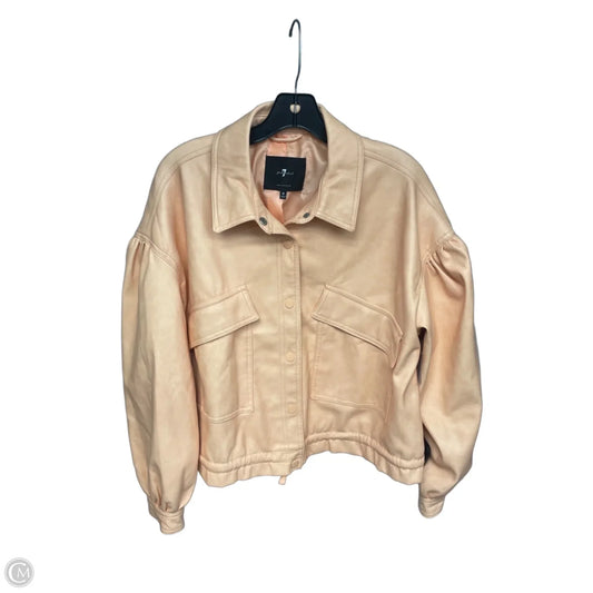 Jacket Other By 7 For All Mankind In Orange, Size: M