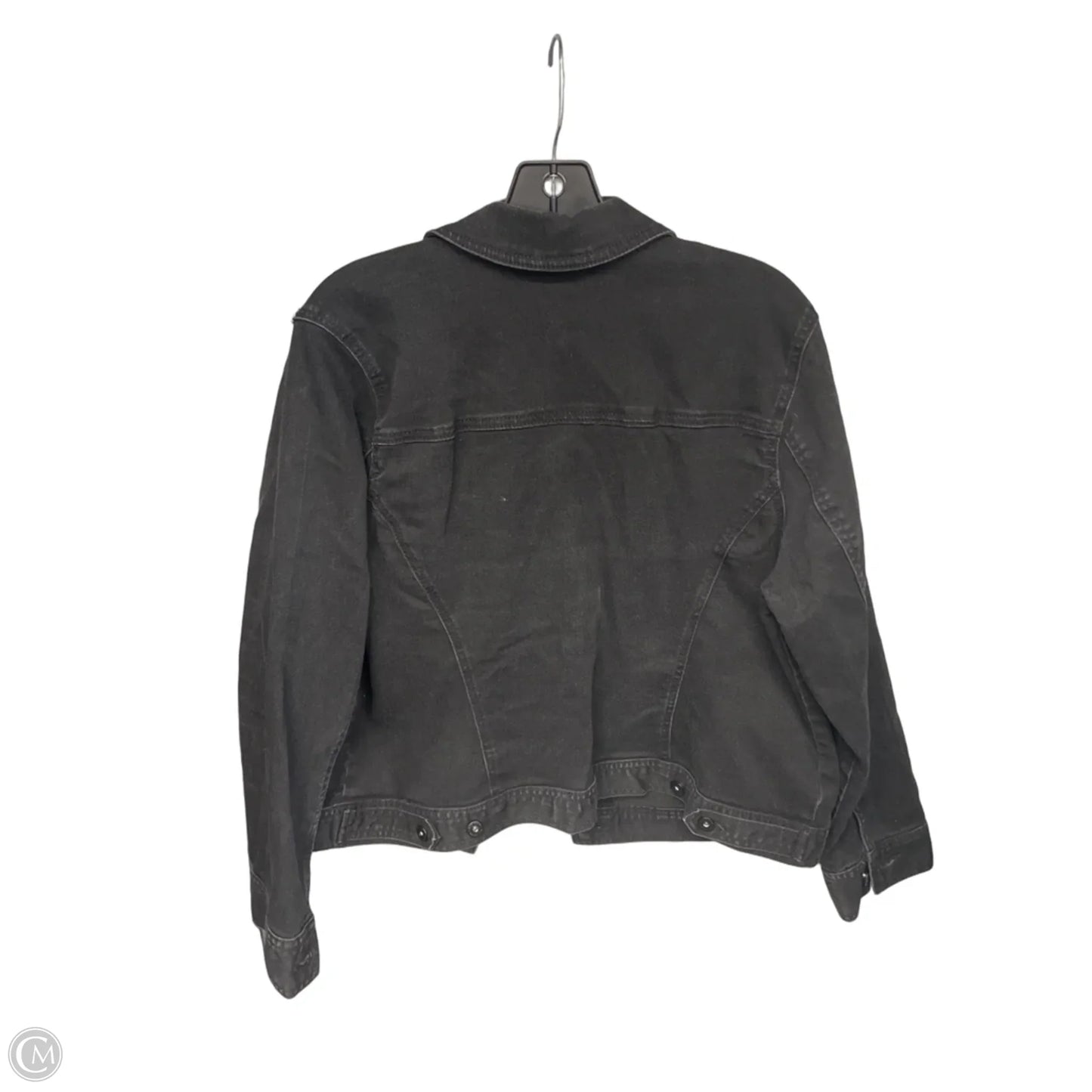 Jacket Denim By Style And Company In Black, Size: 16