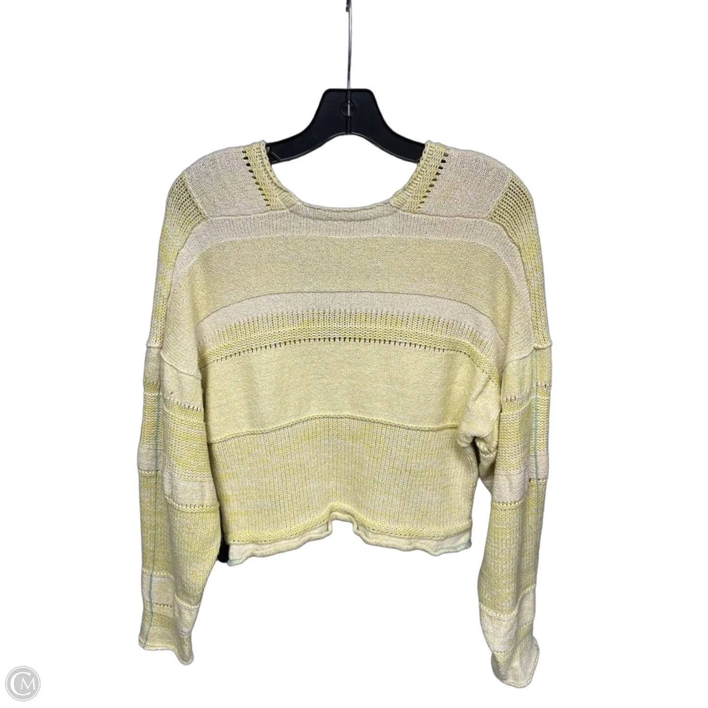 Sweater By Free People In Yellow, Size: Xs