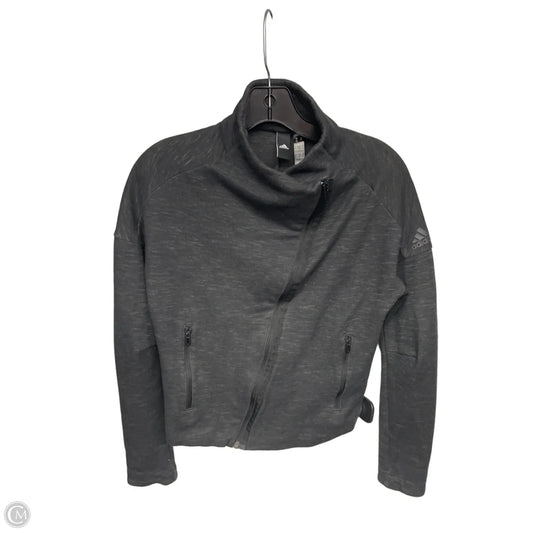 Athletic Jacket By Adidas In Black, Size: Xs