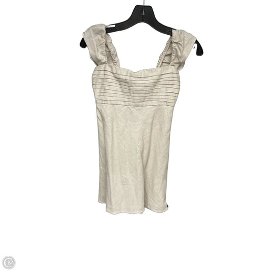 Dress Casual Short By Abercrombie And Fitch In Beige, Size: Xs