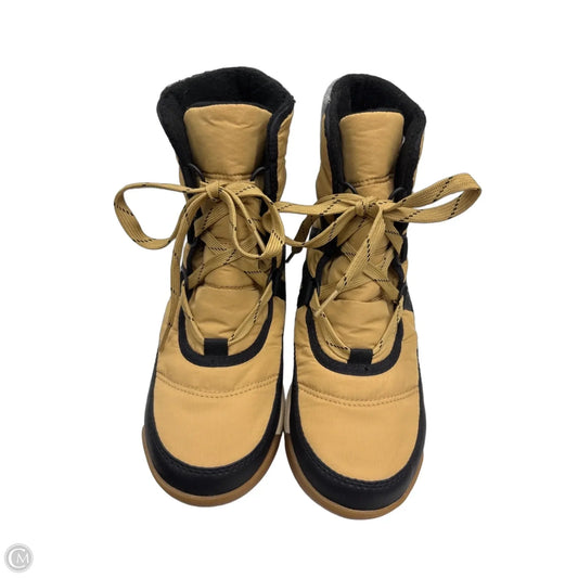 Boots Snow By Sorel In Black & Tan, Size: 7
