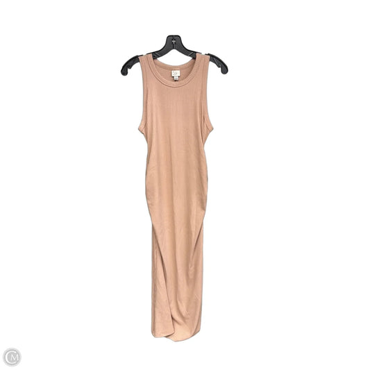 Dress Casual Maxi By A New Day In Tan, Size: L