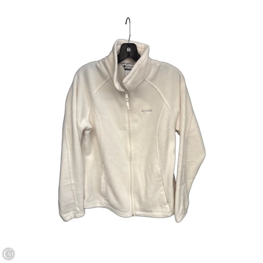 Jacket Fleece By Columbia In White, Size: Xl