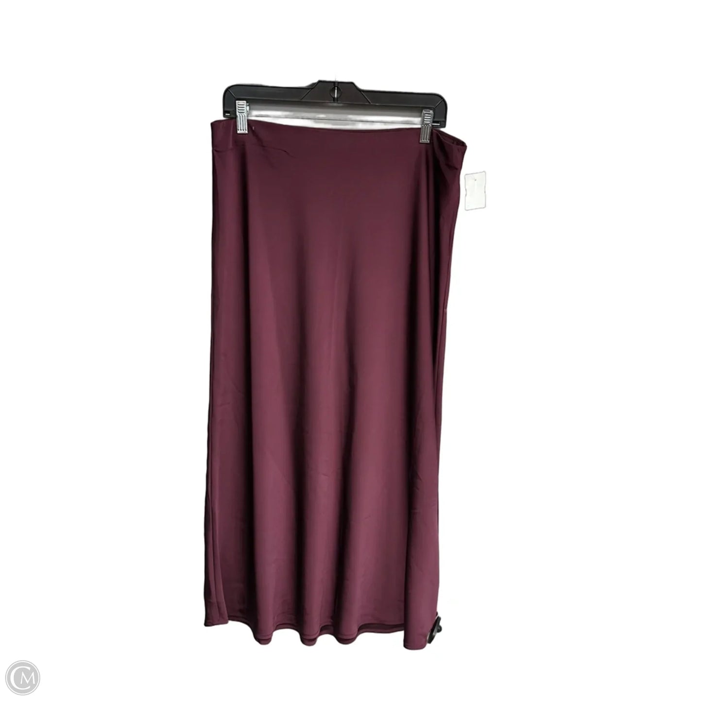 Skirt Maxi By Old Navy In Maroon, Size: L