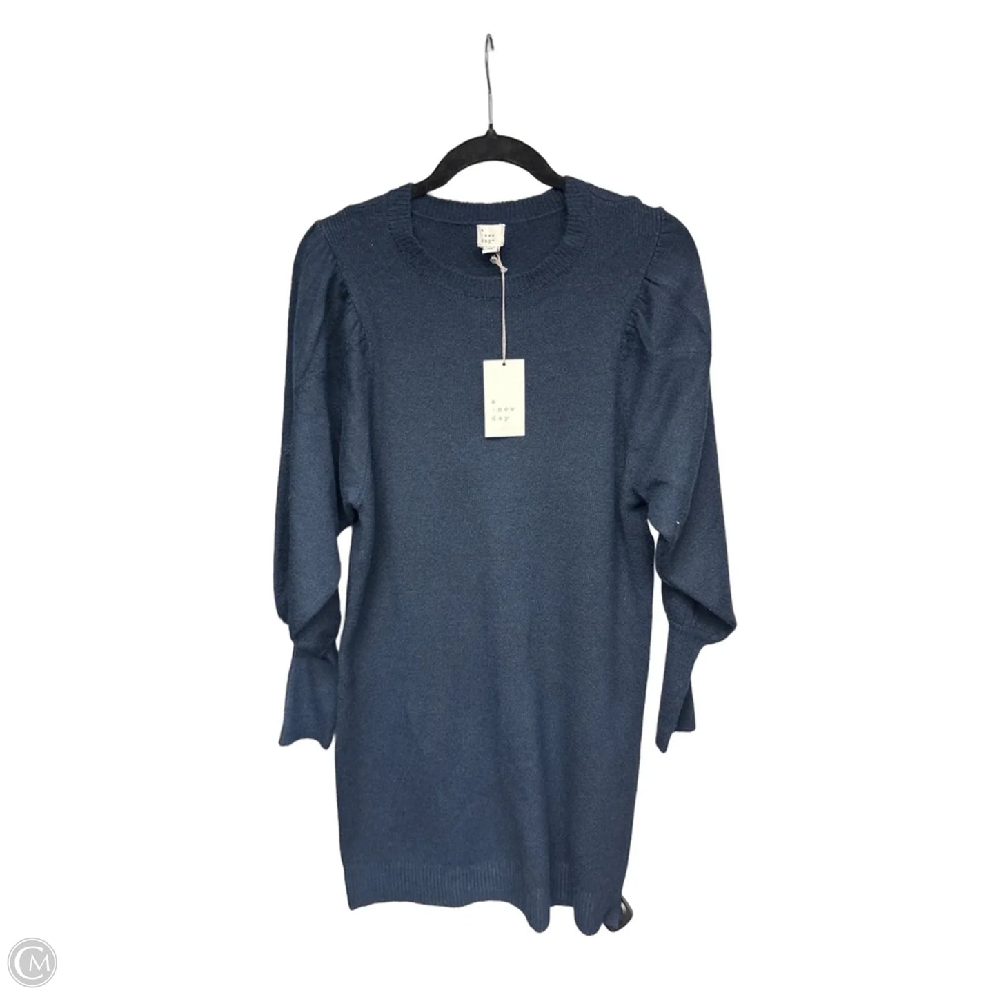 Dress Sweater By A New Day In Blue, Size: L