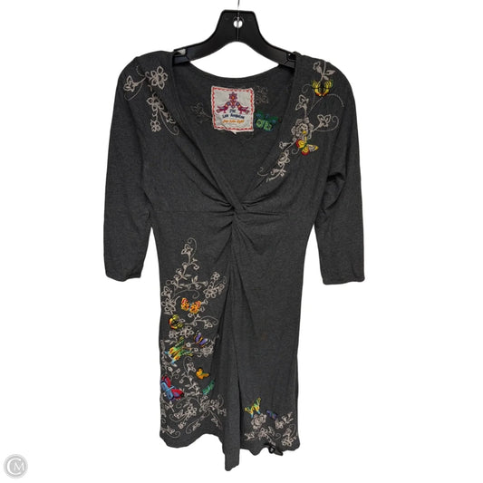 Dress Designer By Johnny Was In Grey, Size: Xs