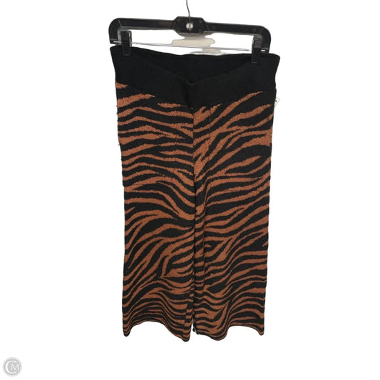 Pants Cropped By Ann Taylor In Black & Brown, Size: M