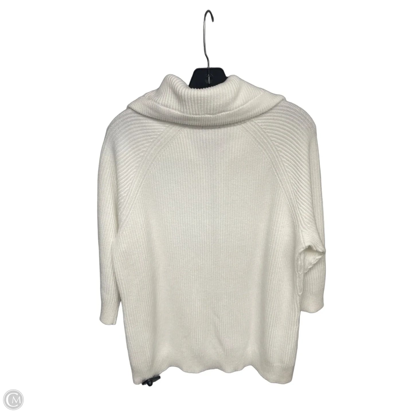 Sweater By Talbots In Ivory, Size: 1x