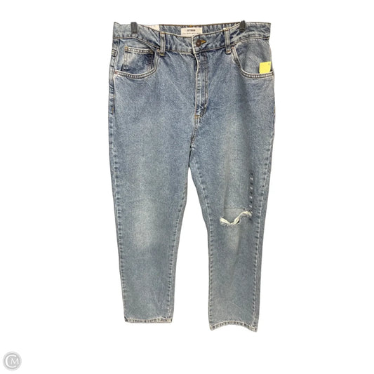 Jeans Straight By Cotton On In Blue Denim, Size: 10