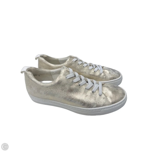 Shoes Sneakers By Paul Green In Gold, Size: 9.5