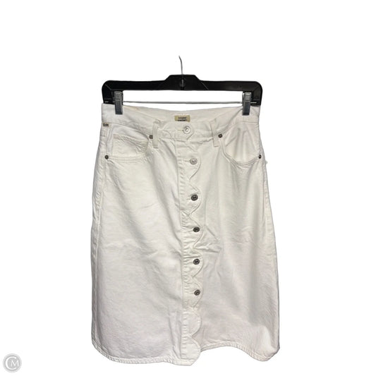 Skirt Midi By Citizens Of Humanity In White, Size: 2